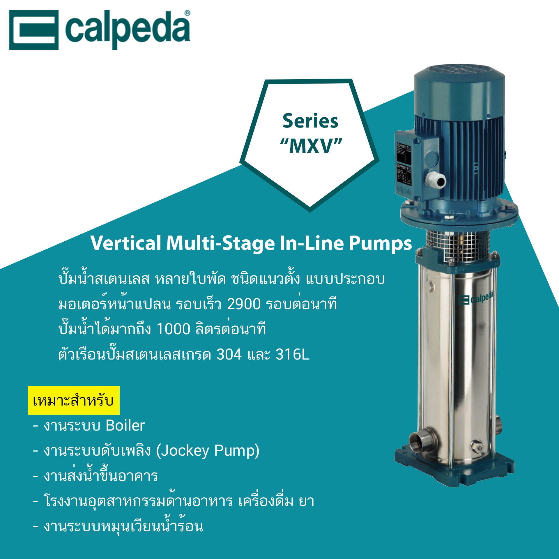 Vertical Multi-Stage In-Line Pumps