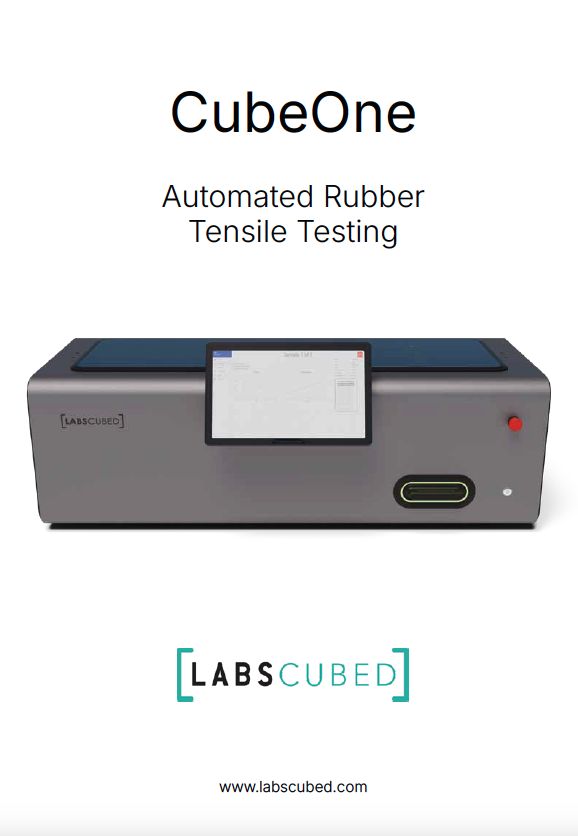 CubeOne - Automated rubber tensile testing