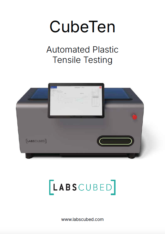 CubeTen - Automated Plastic Tensile Testing